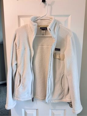 Patagonia White Fleece Jacket